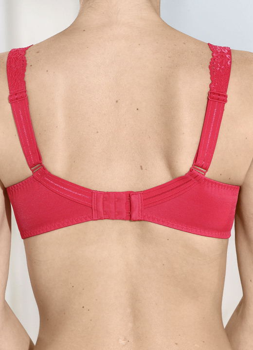 Bügel-BH - LingaDore Bügel-BH mit elastischer Spitze, in Größe 075 bis 105, in Cup B, in Farbe ROT Ansicht 5