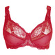 Bügel-BH - LingaDore Bügel-BH mit elastischer Spitze, in Größe 075 bis 105, in Cup B, in Farbe ROT – Farbe ROT – Ansicht 4