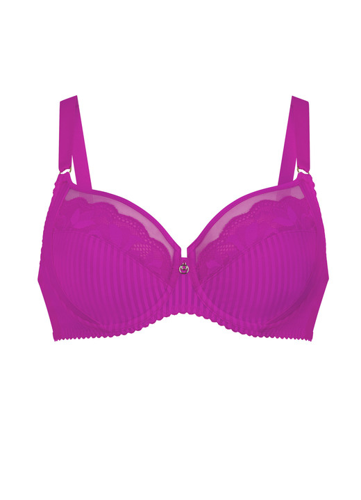 Bügel-BH - Rosa Faia Bügel-BH mit Tüllstickereispitze, in Größe 075 bis 105, in Cup C, in Farbe JEANSBLAU Ansicht 6