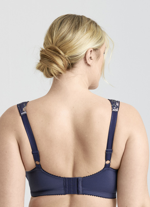 BHs - Miss Mary BH mit farbharmonischem Floraldessin, in Größe 075 bis 105, in Cup B, in Farbe MARINE-BUNT Ansicht 7