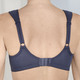 Soft-BH - Miss Mary BH mit Strukturmuster, in Größe 080 bis 115, in Cup C, in Farbe WEISS – Farbe MARINE – Ansicht 5