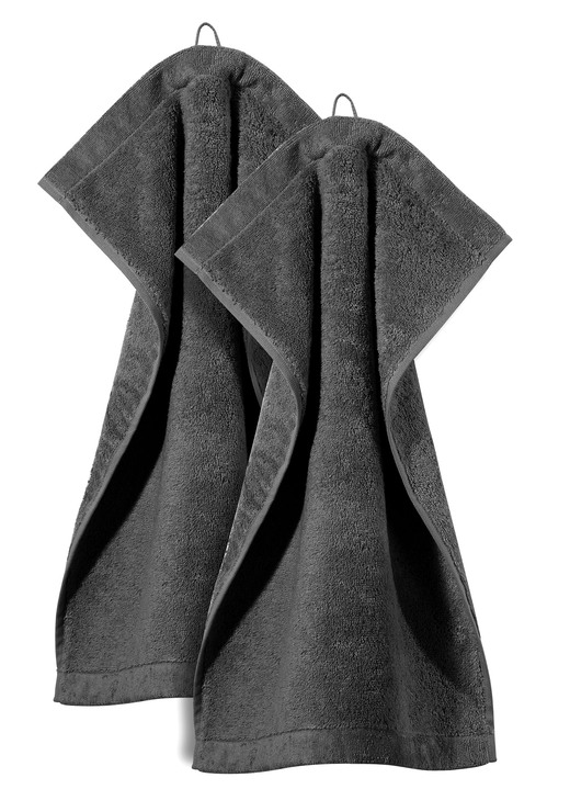 Handtücher - Walkfrottier-Serie aus reiner Baumwolle, in Größe 200 (Handtuch, 50/100 cm) bis 204 (1 Duschtuch, 70/140 cm), in Farbe TÜRKIS Ansicht 12