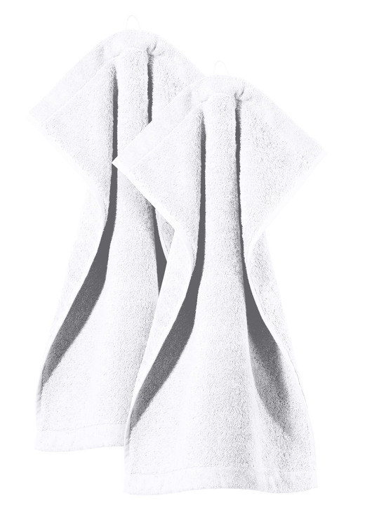 Handtücher - Walkfrottier-Serie aus reiner Baumwolle, in Größe 200 (Handtuch, 50/100 cm) bis 204 (1 Duschtuch, 70/140 cm), in Farbe TÜRKIS Ansicht 54