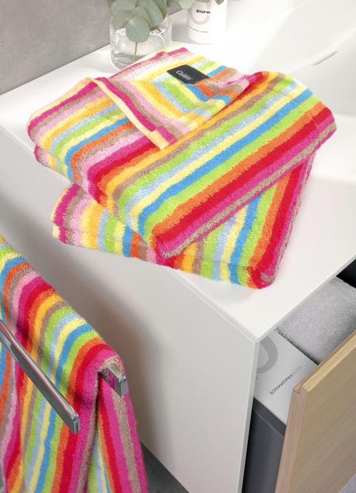 Handtücher - Walkfrottier-Serie aus reiner Baumwolle, in Größe 200 (Handtuch, 50/100 cm) bis 204 (1 Duschtuch, 70/140 cm), in Farbe TÜRKIS Ansicht 9