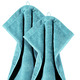 Handtücher - Walkfrottier-Serie aus reiner Baumwolle, in Größe 200 (Handtuch, 50/100 cm) bis 204 (1 Duschtuch, 70/140 cm), in Farbe TÜRKIS – Farbe TÜRKIS – Ansicht 3