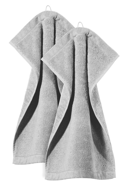 Handtücher - Walkfrottier-Serie aus reiner Baumwolle, in Größe 200 (Handtuch, 50/100 cm) bis 204 (1 Duschtuch, 70/140 cm), in Farbe TÜRKIS Ansicht 31