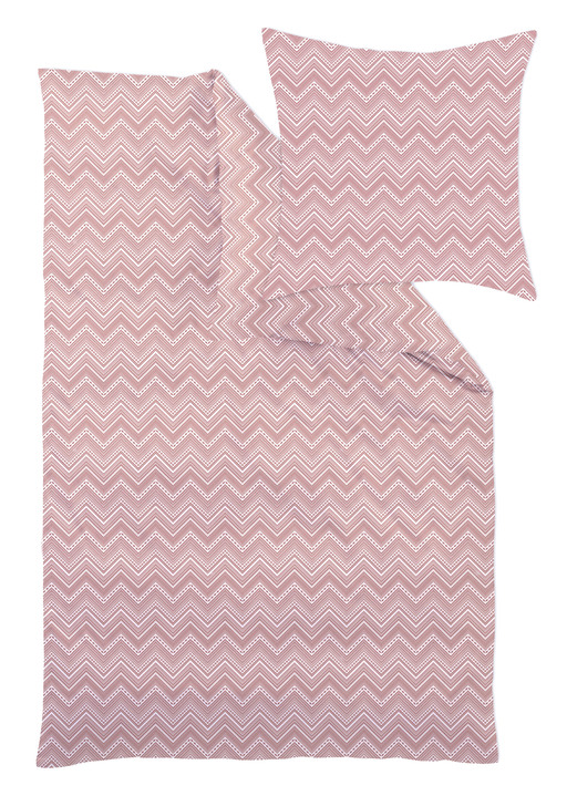 Bettwäschegarnituren - Bettwäsche-Garnitur in bügelleichter Qualität, in Größe 120 (Kissenbezug, 80/ 80 cm) bis 217 (Deckenbezug, 160/210 cm), in Farbe HELLBLAU Ansicht 14