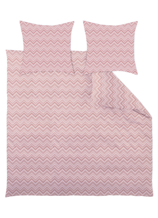 Bettwäschegarnituren - Bettwäsche-Garnitur in bügelleichter Qualität, in Größe 120 (Kissenbezug, 80/ 80 cm) bis 217 (Deckenbezug, 160/210 cm), in Farbe HELLBLAU Ansicht 13