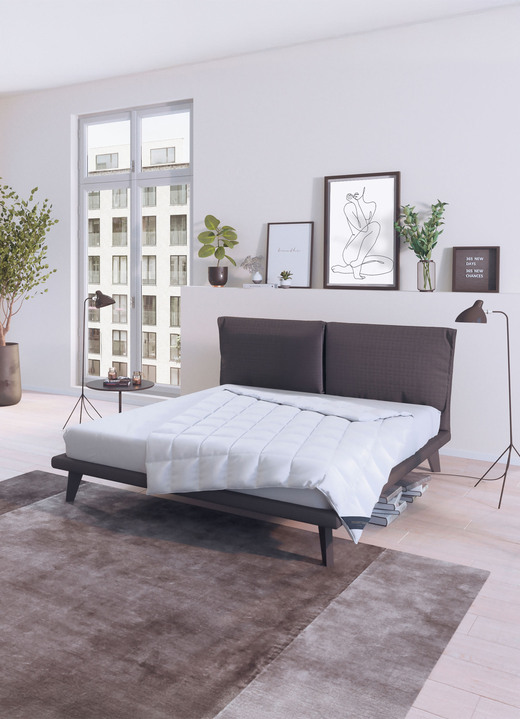 Bettwaren - Hochwertige Daunendecken-Serie von Spessarttraum, in Größe 103 (Decke 135/200 cm) bis 403 (Sparset, 4-teilig, mit gratis Labrador-Welpen-Stofftier), in Farbe WEISS, in Ausführung Leicht Ansicht 1