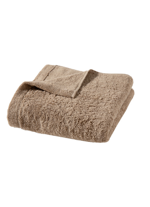 Handtücher - Walkfrottier-Serie aus reiner Baumwolle, in Größe 200 (Handtuch, 50/100 cm) bis 204 (1 Duschtuch, 70/140 cm), in Farbe TÜRKIS Ansicht 45