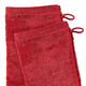 Handtücher - Walkfrottier-Serie aus reiner Baumwolle, in Größe 200 (Handtuch, 50/100 cm) bis 204 (1 Duschtuch, 70/140 cm), in Farbe TÜRKIS – Farbe ROT – Ansicht 4