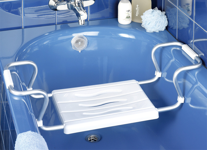 Hilfsmittel - Badewannensitz zum Baden ohne Risiko, in Farbe WEISS Ansicht 1