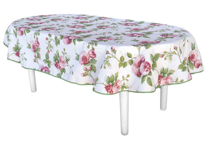 Tischdecken - Dicht gewebte Tischwäsche Made in Germany, in Farbe PFINGSTROSE, in Ausführung Tischläufer, L160xB50 cm Ansicht 3