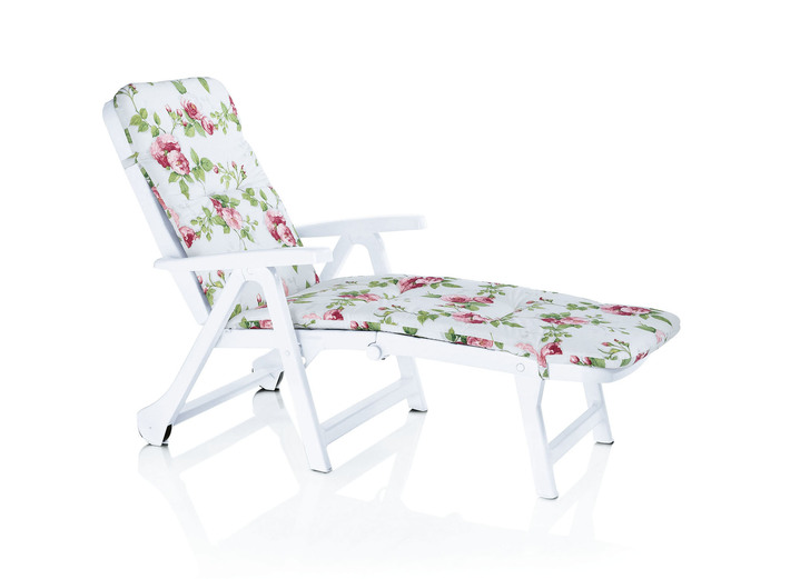 Kissen, Polster und Auflagen - Kissen und Auflagen in mustergültiger Qualität, in Farbe PFINGSTROSE, in Ausführung Sitzkissen 2er-Set Ansicht 7