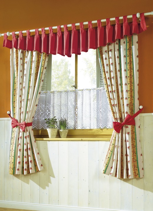 Landhaus & Küche - Dekorative Schleifen-Raffhalter, 2er-Pack Ansicht 4 Landhaus & Küche - Dekorative Schleifen-Raffhalter, 2er-Pack, in Farbe GRÜN Ansicht 4