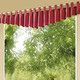 Klassisch - Querbehang mit Schlaufen und Universalschienenband – Farbe ROT Klassisch - Querbehang mit Schlaufen und Universalschienenband, in Größe 751 (H40xB150 cm) bis 759 (H40xB350 cm), in Farbe TERRA