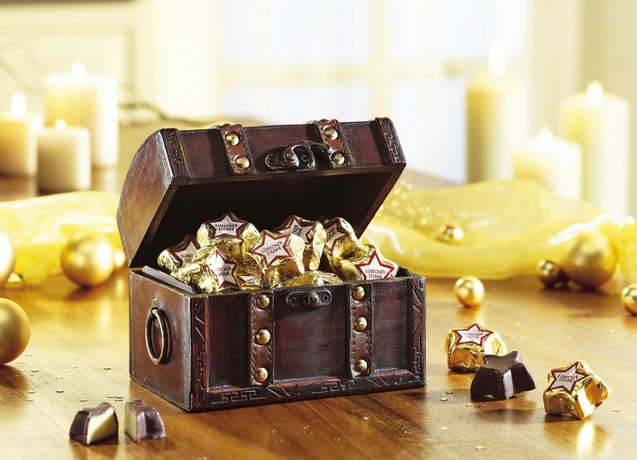 Weihnachtsleckereien - Kleine Festtagstruhe, in Farbe