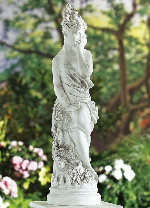 Gartendekoration - Figur Grazia, in Farbe WEISS