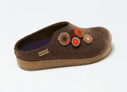 Haflinger Damen-Hausschuhe aus reiner Schurwolle