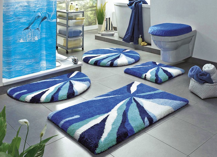 Badgarnituren - Badgarnitur in super weicher und angenehmer Qualität, in Größe 100 (Vorleger halbrund, 50/ 80 cm) bis 112 (WC-Deckelbezug, 47/ 50 cm), in Farbe BRAUN Ansicht 3