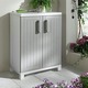 Gartenmöbel - Aufbewahrungs-Schränke aus Polypropylen, in Farbe GRAU, in Ausführung Schrank, klein