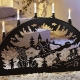 Weihnachten - Garten-Schwibbogen Schlittenfahrt aus Aluminium – Farbe SCHWARZ Weihnachten - Garten-Schwibbogen Schlittenfahrt aus Aluminium, in Farbe SCHWARZ, in Ausführung Kleine Schlittenfahrt