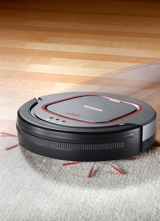 Staubsauger - Saugroboter SEVERIN RB7025 Chill – Farbe DUNKELGRAU – Ansicht  Staubsauger - Saugroboter SEVERIN RB7025 Chill, in Farbe DUNKELGRAU – Farbe DUNKELGRAU – Ansicht