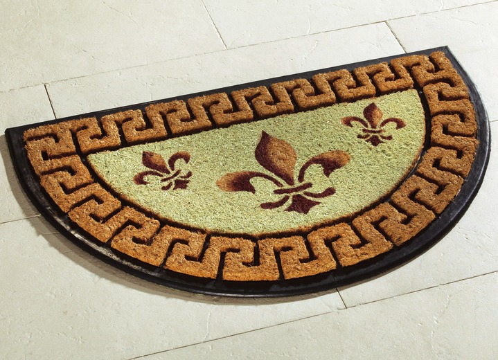 Fußmatten - Fußmatte mit Lilien-Motiv, in Farbe BRAUN