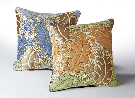 Wohnaccessoires - Gewebte Kissenbezüge, 2er-Set, in Größe 105 (2 Kissenhüllen, 40x40 cm) bis 110 (2 Kissenhüllen, 50x50 cm), in Farbe TERRA