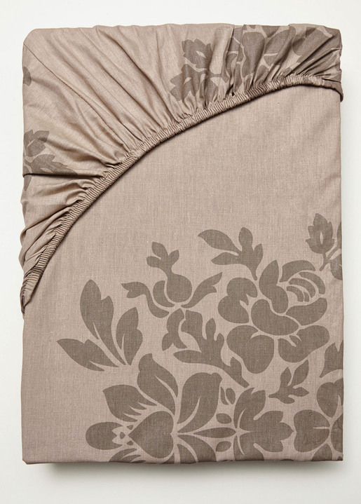 Bettwäschegarnituren - Renforcé Bettwäsche aus 100% Baumwolle, in Größe 111 (40/80 cm + 135/200 cm) bis 412 (4-teiliges Set), in Farbe TERRA Ansicht 9