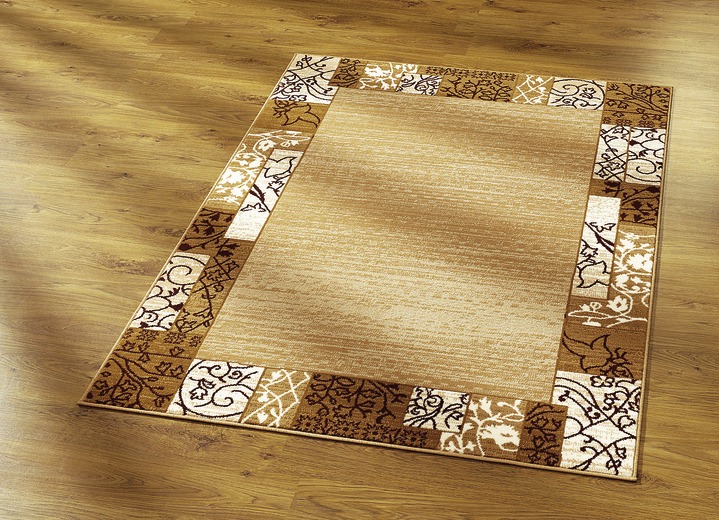 Bettumrandungen - Moderne Brücken,Teppiche und Bettumrandung, in Größe 111 (Brücke, 60x110 cm) bis 315 (2x 60x110 cm 1x 60x320 cm), in Farbe TERRA Ansicht 2