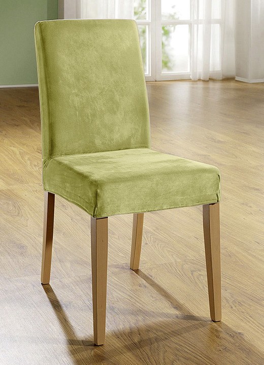 Sessel- & Sofaüberwürfe - Stretchbezüge mit Fleckschutz, in Größe 101 (Sesselbezug) bis 905 (Kissenbezug, 40x40 cm), in Farbe CAMEL Ansicht 23