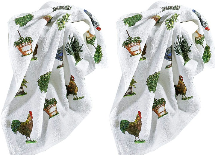 Heimtextilien - Super nützliche Küchen-Accessoires, in Größe 200 (3 Geschirrtücher, 50x70 cm) bis 502 (Schürze, 60x88 cm), in Farbe BUNT Ansicht 4