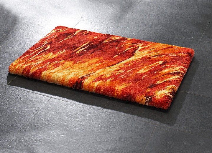 Badgarnituren - Supersoft Badgarnitur von Grund Ansicht 5 Badgarnituren - Supersoft Badgarnitur von Grund, in Größe 100 (Vorleger halbr., 50x 80 cm) bis 112 (Deckelbezug mit Kordel, 47x 50 cm), in Farbe BEERE Ansicht 5