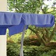 Gartenzubehör - Ersatzdach für Hollywood-Schaukeln, in Farbe BORDEAUX, in Ausführung Ersatzdach zu Single-Schaukel – Farbe AZURBLAU – Ansicht 2
