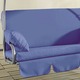 Kissen, Polster und Auflagen - Ersatzauflagen zu Hollywood-Schaukeln, in Farbe GRÜN, in Ausführung Ersatzauflage zu Single-Schaukel – Farbe BLAU – Ansicht 3