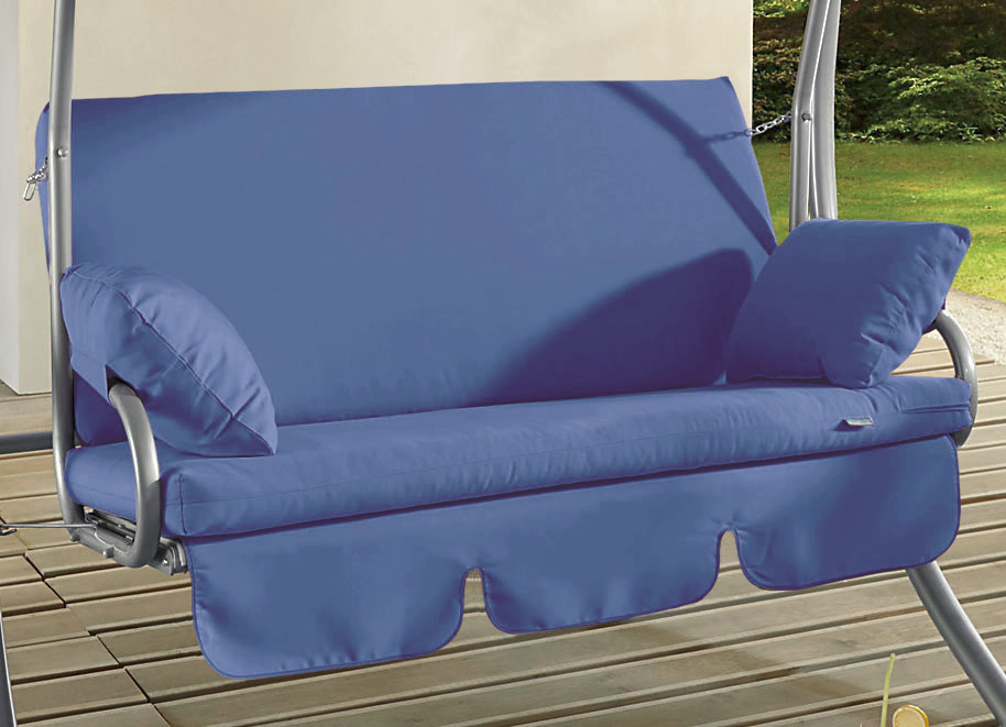 Kissen, Polster und Auflagen - Ersatzauflagen zu Hollywood-Schaukeln, in Farbe GRÜN, in Ausführung Ersatzauflage zu Single-Schaukel Ansicht 6