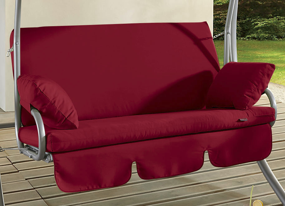 Kissen, Polster und Auflagen - Ersatzauflagen zu Hollywood-Schaukeln, in Farbe GRÜN, in Ausführung Ersatzauflage zu Single-Schaukel Ansicht 8