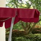 Gartenzubehör - Ersatzdach für Hollywood-Schaukeln, in Farbe BORDEAUX, in Ausführung Ersatzdach zu Single-Schaukel