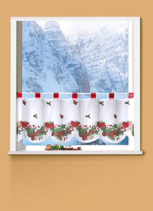 Landhaus & Küche - Kurzstore Weihnachten, in Größe 784 (H45xB 90 cm) bis 788 (H45xB120 cm), in Farbe WEISS-BUNT Ansicht 1