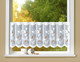 Herbstimpressionen - Kurzstore Blätter mit Stangendurchzug – Farbe WEISS-BRAUN – Ansicht 2 Herbstimpressionen - Kurzstore Blätter mit Stangendurchzug, in Größe 788 (H45xB105 cm) bis 862 (H60xB150 cm), in Farbe WEISS-BRAUN – Farbe WEISS-BRAUN – Ansicht 2