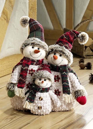 Türstopper Schneemannfamilie