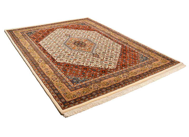 Klassisch - Handgeknüpfte Brücken, Teppiche und Galerien aus 100% Schurwolle, in Größe 101 (Brücke, 40x 60 cm) bis 313 (Teppich rund, ø 250 cm), in Farbe ROT, in Ausführung Qualität Spezial Ansicht 5