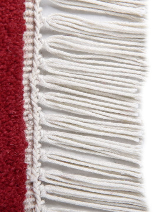 Klassisch - Handgeknüpfte Brücken, Teppiche und Galerien aus 100% Schurwolle, in Größe 101 (Brücke, 40x 60 cm) bis 313 (Teppich rund, ø 250 cm), in Farbe ROT, in Ausführung Qualität Spezial Ansicht 3