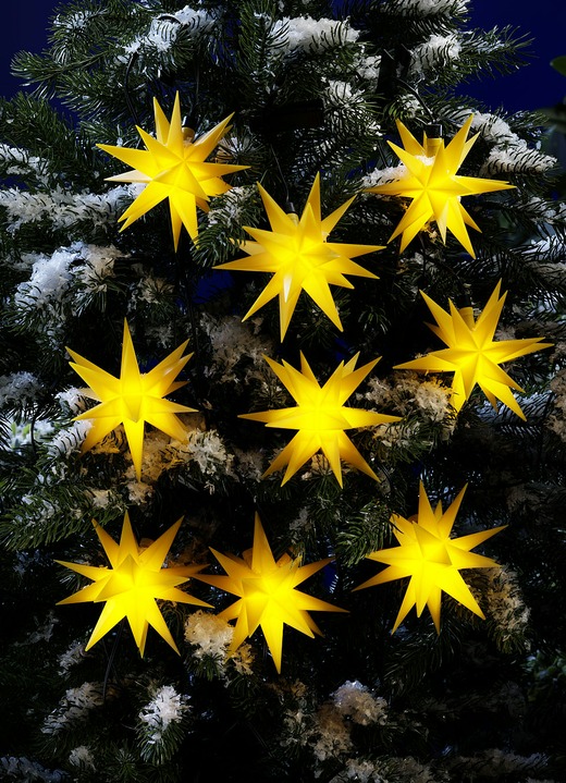 Weihnachten - LED-Sternenkette, in Farbe GELB Ansicht 1
