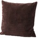 Heimtextilien - Kissenbezüge oder Stuhlkissen in verschiedenen Farben, in Größe 905 (Kissenbezug, 40x40 cm) bis 915 (Stuhlkissen, 42x42x6 cm), in Farbe BORDEAUX – Farbe BRAUN – Ansicht 1