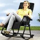 Gartenmöbel - Schaukelstuhl 2in1 – Farbe SCHWARZ – Ansicht 1 Gartenmöbel - Schaukelstuhl 2in1, in Farbe GRÜN – Farbe SCHWARZ – Ansicht 1