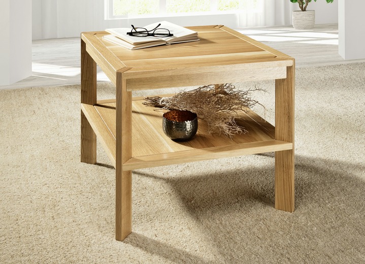 Couchtische - Massiver Couchtisch , in Farbe EICHE