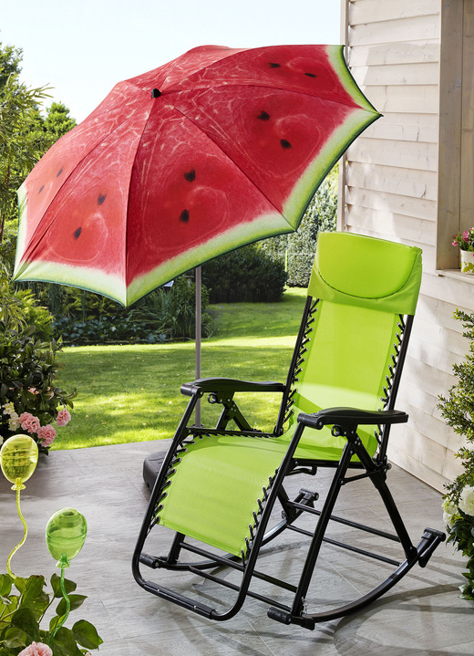 Sichtschutz und Sonnenschutz - Doppler Sonnenschirm, höhenverstellbar , in Farbe MELONE, in Ausführung Sonnenschirm „Melone