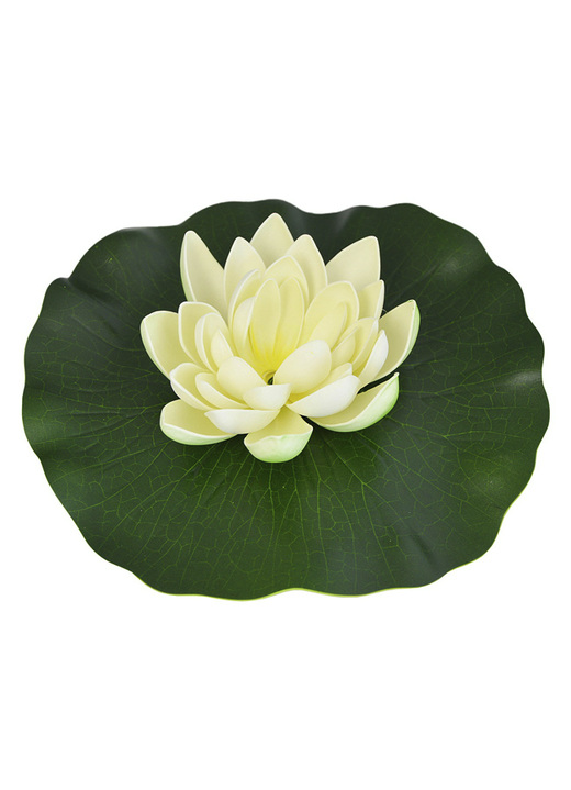 - Solar-Seerose in verschiedenen Farben, in Farbe WEISS Ansicht 2